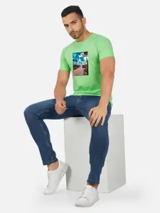 CHOZI Graphic Printed Cotton T-shirt