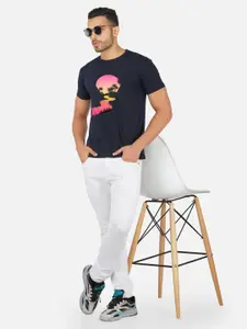 CHOZI Graphic Printed Cotton T-shirt