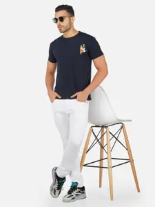 CHOZI Graphic Printed Cotton T-shirt