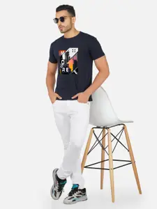 CHOZI Graphic Printed Cotton T-shirt