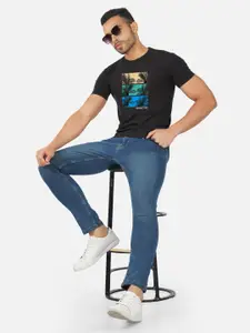 CHOZI Graphic Printed Cotton T-shirt