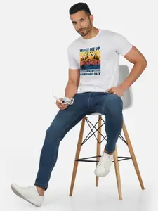 CHOZI Graphic Printed Cotton T-shirt