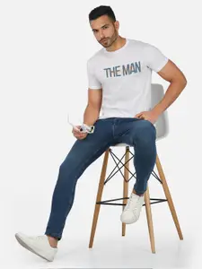 CHOZI Typography Printed Cotton T-shirt