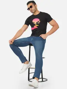 CHOZI Graphic Printed Cotton T-shirt