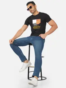 CHOZI Graphic Printed Cotton T-shirt