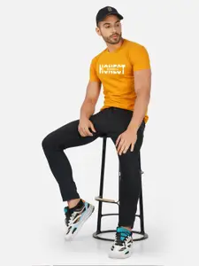 CHOZI Typography Printed Cotton T-shirt