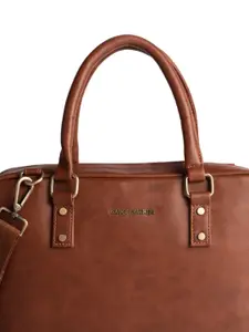 Gauge Machine 16" Tan Woven Laptop Bag
