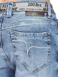 Flying Machine Men Blue Skinny Fit Mid Rise Heavy Fade Jeans