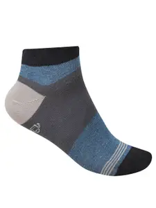 Dollar Socks Men Pack of 5 Striped Cotton Ankle Length Socks