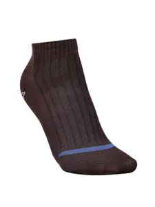 Dollar Socks Men Pack Of 3 Striped Cotton Ankle-Length Socks