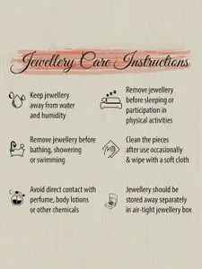 Estele Rose Gold-Plated Stone-Studded Finger Ring