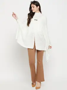 Cantabil Self Design Open Front Shrug