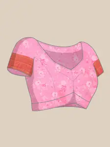 Silk Land Floral Banarasi Art Silk Digital Print Saree