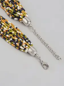 RICHEERA Beaded Multi-Layered Statement Necklace