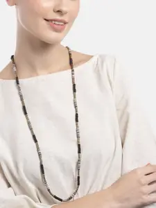 RICHEERA Women Gold-Plated Beaded Necklace