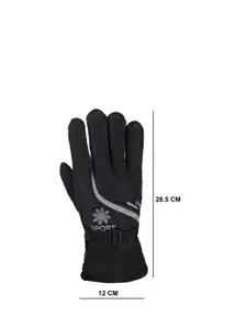Alexvyan Men Textured Wind Proof Gloves
