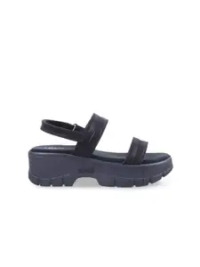 Metro Open Toe Platform Heels