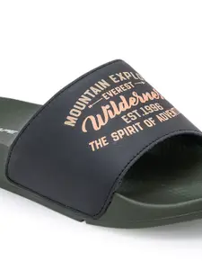 Red Tape Men Printed Plastic Sliders