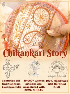 Seva Chikan Pack Of 2 Cotton Long Slips