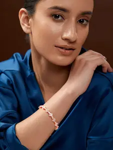 MINUTIAE Rose Gold-Plated Link Bracelet