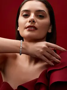 MINUTIAE Brass Silver Plated Link Bracelet