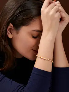 MINUTIAE Brass Gold-Plated Link Bracelet