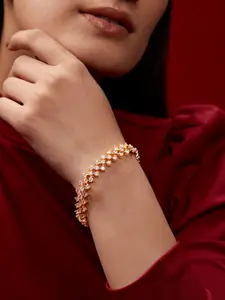 MINUTIAE Gold-Plated Link Bracelet