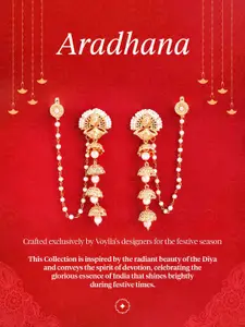 Voylla Gold-Plated Charm Bracelet