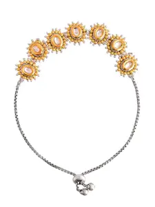 Voylla Gold-Plated Charm Bracelet