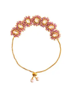 Voylla Gold-Plated Charm Bracelet
