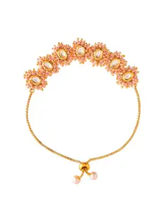 Voylla Gold-Plated Charm Bracelet
