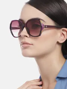 Carlton London Women Blue Lens Oversized Sunglasses with UV Protected Lens CLSW250