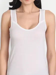 Aimly Pack Of 2 Cotton Longline Camisoles