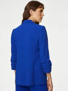 Marks & Spencer Notched Lapel Front Open Casual Blazer