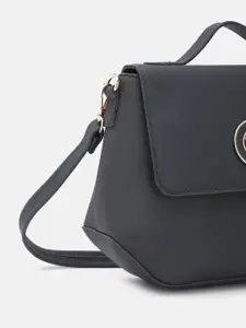 Baggit Solid Structured Satchel