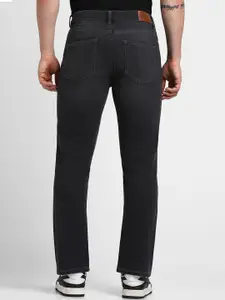 FOREVER 21 Men Straight Fit Slash Knee Stretchable Jeans