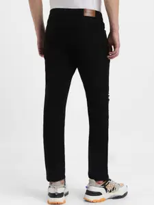 FOREVER 21 Men Slim Fit Mildly Distressed Stretchable Jeans