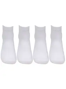 Bonjour Men Set of 4 White Socks