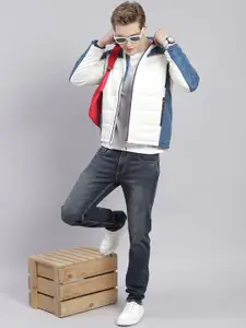 Monte Carlo Colourblocked Hooded Lightweight Padded Jacket With Zip Detail