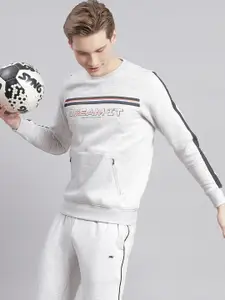 Monte Carlo Striped Round Neck Long Sleeves Cotton Tracksuits