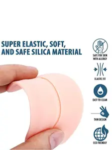 PLUMBURY 2 Pcs Silicone Bra Strap Cushion Non-slip Shoulder Pads