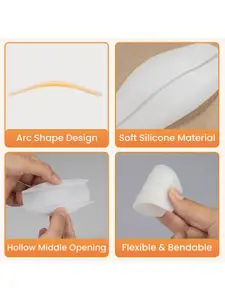 PLUMBURY Set of 2 Silicone Bra Strap Cushion Non-slip Shoulder Pads