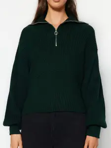 Trendyol Ribbed Long Sleeves Acrylic Pullover