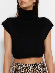Trendyol Turtle Neck Crop Pullover