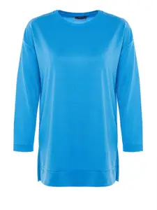 Trendyol Long Sleeves Longline Pullover Sweatshirt