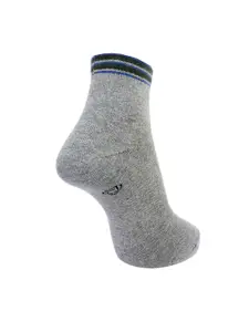 Dollar Socks Men Assorted Pack Of 3 Cotton Sweat Absorbency  Ankle-Length Socks