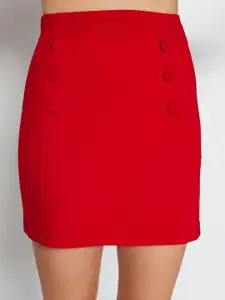 Trendyol Straight Mini Skirts