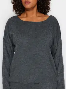 Trendyol Round Neck Acrylic Sweater