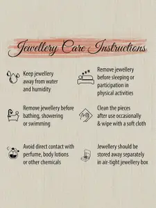 Estele Gold-Plated CZ-Studded Finger Ring