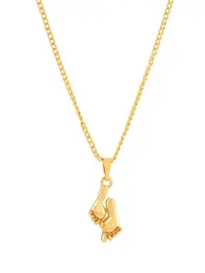 Estele Gold-Plated Pendant With Chain